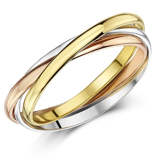 9ct russischer ehering - 9ct,