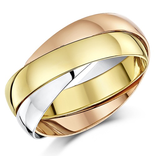 9ct russische hochzeit ring - 9ct,