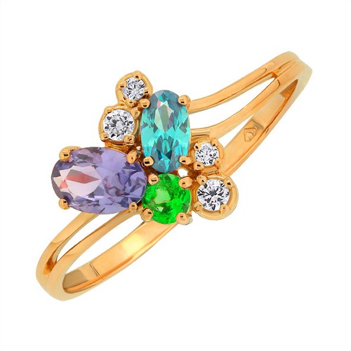 Damenring russisches gold ring - damenring,