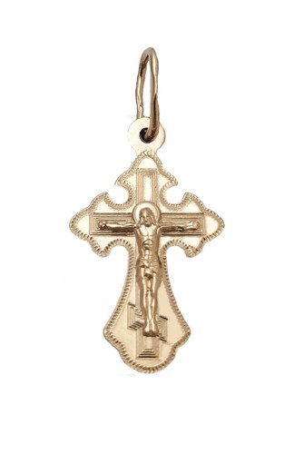 585 rotgold kreuz - 585,
