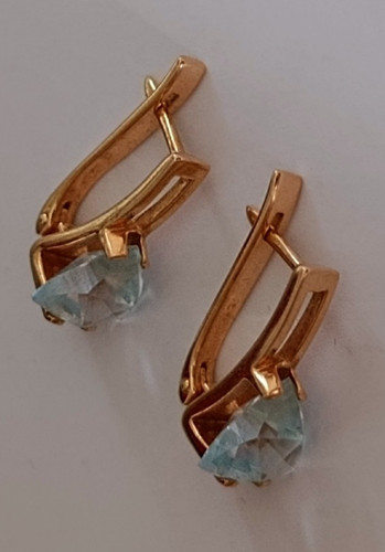 Ohrringe gelbgold 14k 585 - 585, echt
