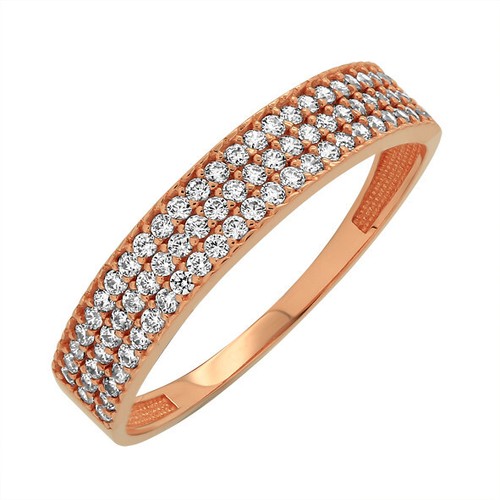 Goldring mit zirkonia - goldring,