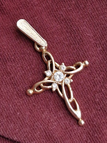 Kreuz anhänger gold 585 - kreuz, 14