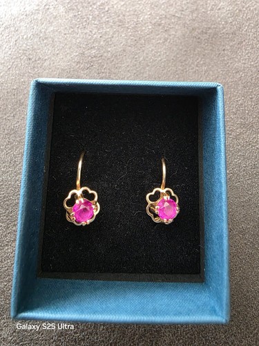 Vintage echt gold ohrringe 585 - echt,
