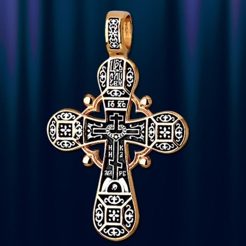 Russische kreuz silber 925 - russische,