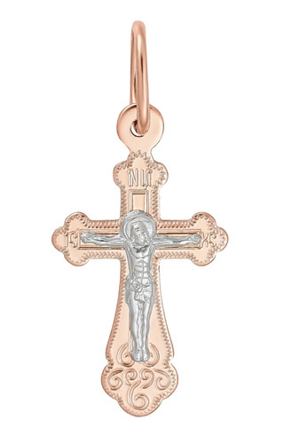 585 rotgold kreuz - 585,
