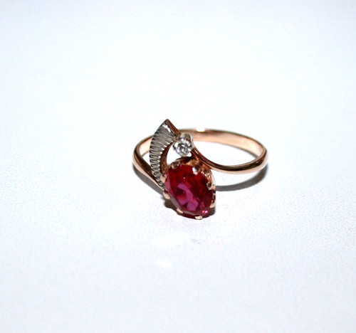 Russischer ring 583 sichel - ring,
