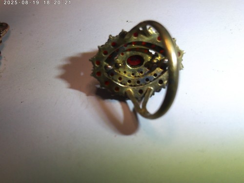 Granatring russisch rotgold - granatring,