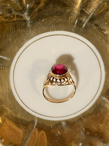 583 russischer goldring - goldring,, feine
