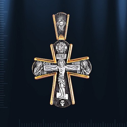 Russisches kreuz silber 925 - russisches,
