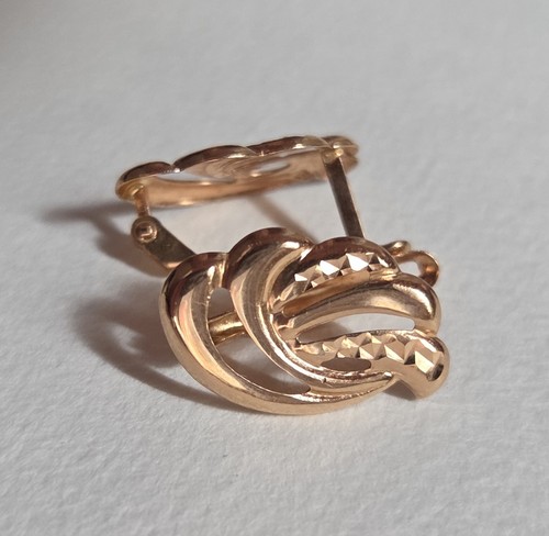 Hübsche 585 rotgold ohrringe - 585,